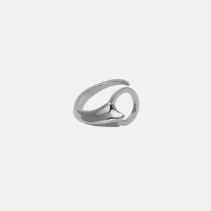 Vessel Ring – Rhodium Vermeil