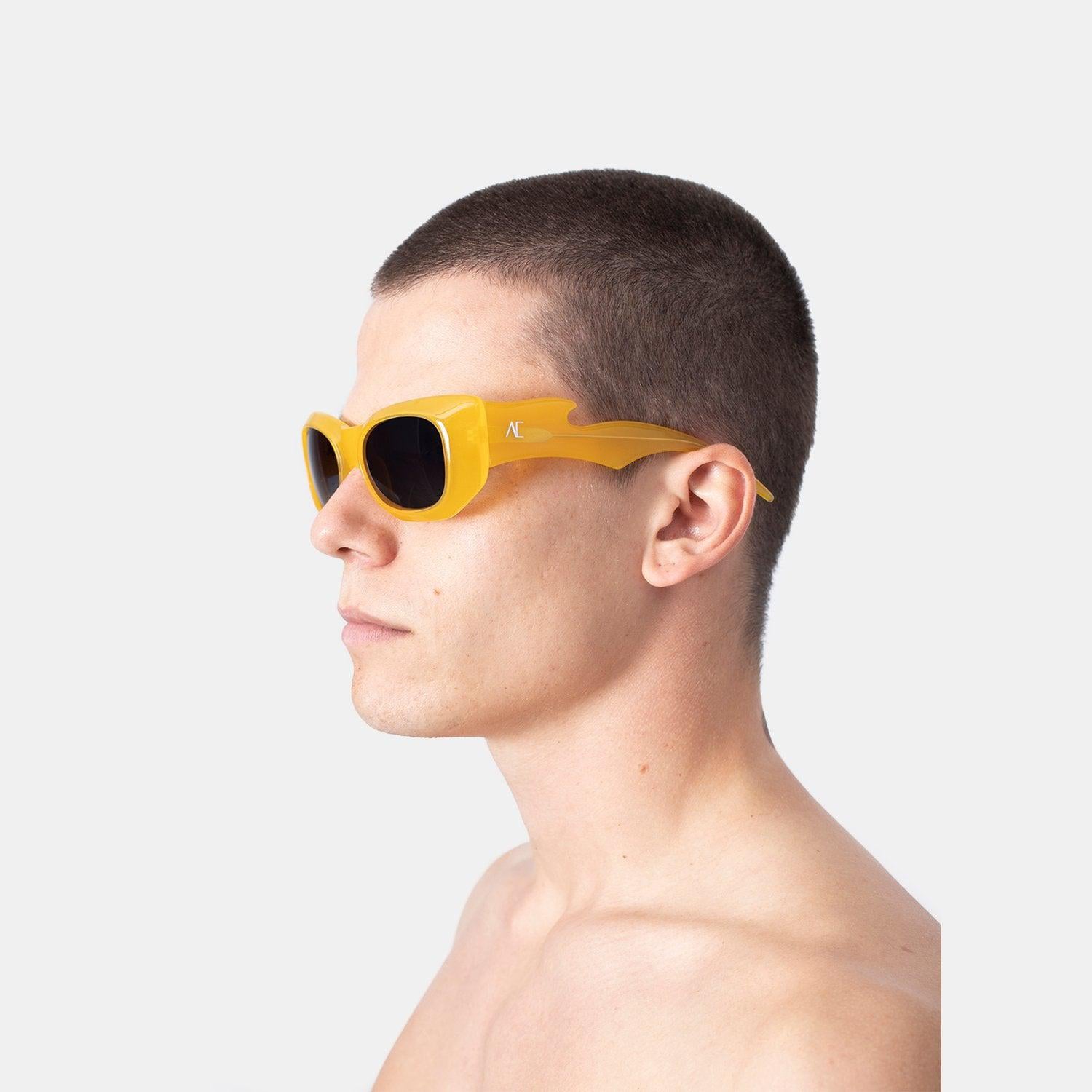 Yellow Shark Sunglasses Yellow
